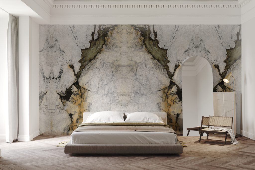 Camera da letto con macchia aperta