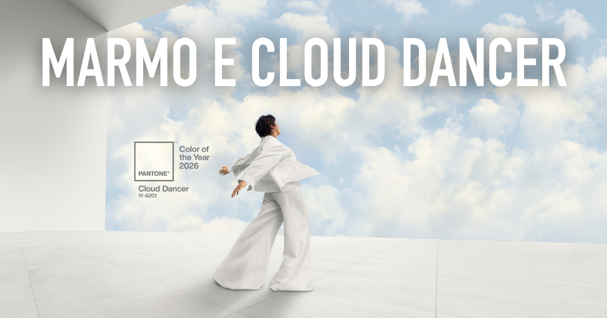 Marmo e Cloud dancer