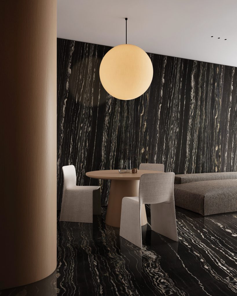 Salotto in tropical storm monolitico