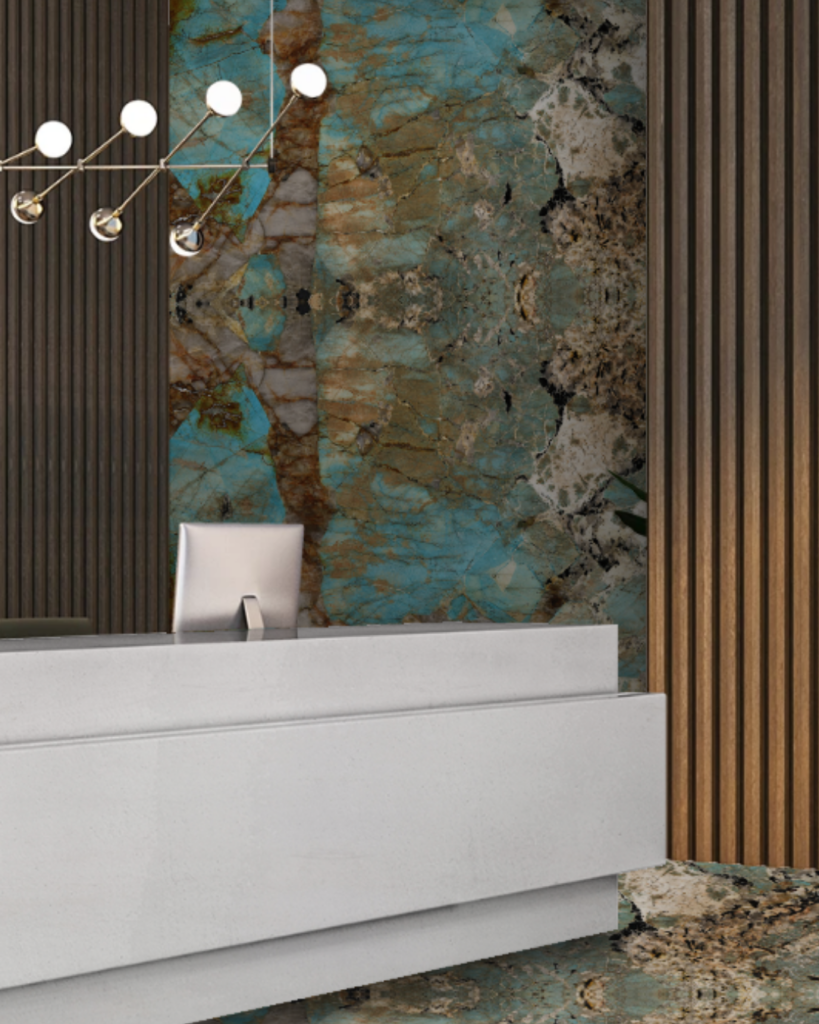 studio con amazzonite